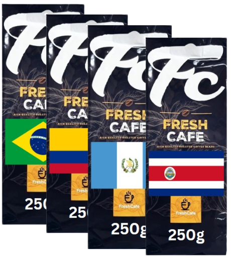 מיקס 100% ערביקה 1 קג קפה טחון למקינטה FreshCafe מיקס 100% ערביקה 1 קג קפה טחון למקינטה FreshCafe