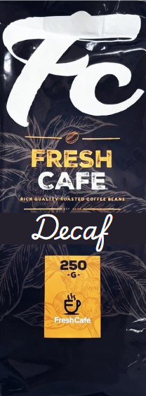 קפה נטול קופאין 250 גרם טחון FreshCafe קפה נטול קופאין 250 גרם טחון FreshCafe
