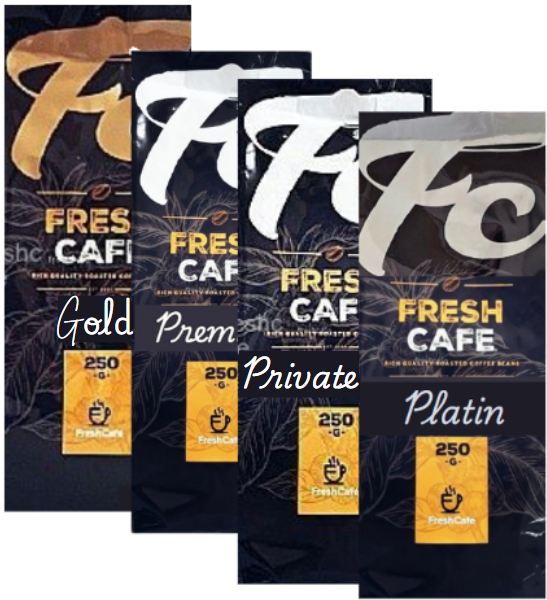 מארז טעימות קפה טחון למקינטה FreshCafe מארז טעימות קפה טחון למקינטה FreshCafe