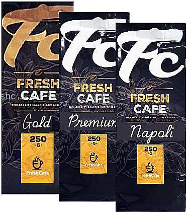 מיקס 750 גרם פולי קפה מבית Premium ,Gold, Napoli FreshCafe מיקס 750 גרם פולי קפה מבית Premium ,Gold, Napoli FreshCafe