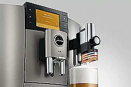 מכונת קפה אוטומטית jura E8 דור 4 Cosmic Black