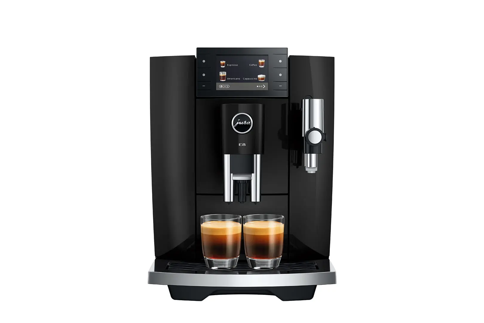 מכונת קפה אוטומטית jura E8 דור 4 Cosmic Black מכונת קפה אוטומטית jura E8 דור 4 Cosmic Black
