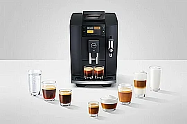 מכונת קפה אוטומטית jura E8 דור 4 Cosmic Black