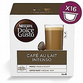 Caf? au Lait Nescafe Dolce Gusto 16 יחידות