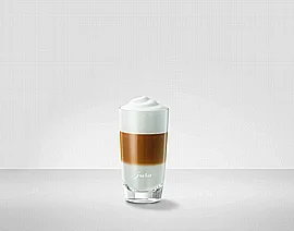 זוג כוסות זכוכית לאטה מקיאטו jura 220 ml