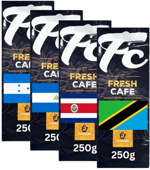 מיקס 1 קג קפה טחון מקינטה 100 אחוז ערביקה מבית FreshCafe הונדורס טנזניה ניקרגואה קוסטה ריקה מיקס 1 קג קפה טחון מקינטה 100 אחוז ערביקה מבית FreshCafe הונדורס טנזניה ניקרגואה קוסטה ריקה